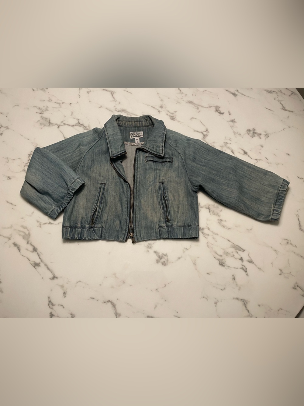 90’s Vintage Dollhouse - Cropped Denim Jacket